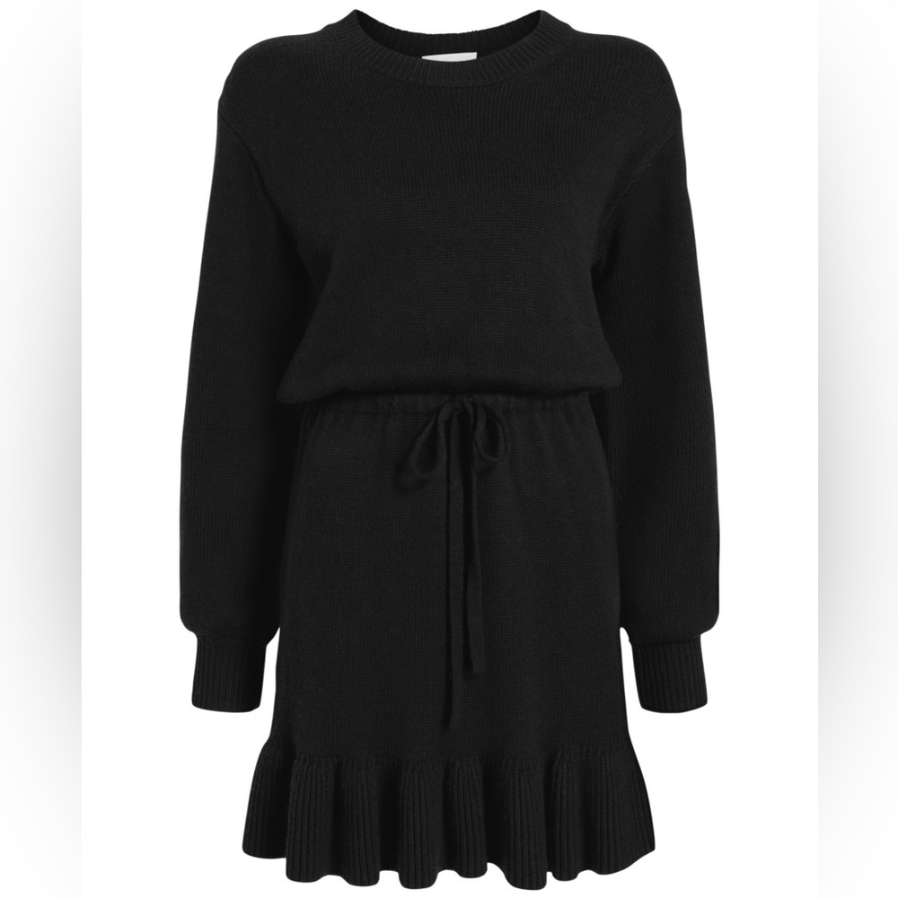 Cinq a Sept Kiana Knit Dress, XL, Black, NWT